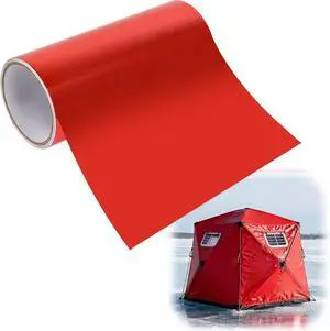 Ice Shelter Patch Kit 7.8" x 118" Roll Self-Adhesive Cuttable Tent Repair Tape for Ice Fishing Shelter, Tear-Resistant Waterproof Repair Fabric for Ice Tents, RV Awnings & Outdoor Gear Ice Shelter Patch Kit 7.8" x 118" Roll Self-Adhesive Cuttable Tent Repair Tape for Ice Fishing Shelter, Tear-Resistant Waterproof Repair Fabric for Ice Tents, RV Awnings & Outdoor Gear