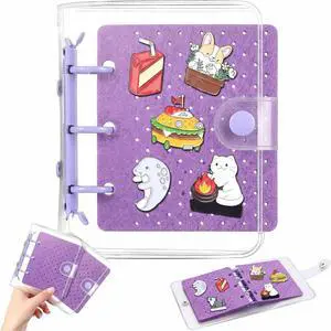 8 Pcs Purple Mini Trading Pin Book Enamel Pin Collection Binder | Clear Collection Travel Trading Binder Holder Badge Book Storage Organizer up to 36 1-inch Enamel Pins for Travel Collectors 8 Pcs Purple Mini Trading Pin Book Enamel Pin Collection Binder | Clear Collection Travel Trading Binder Holder Badge Book Storage Organizer up to 36 1-inch Enamel Pins for Travel Collectors