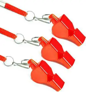 Whistle, 3PCS Professional Emergency Whistles with Lanyards, Very Loud Pealess Whistle, Perfect for Lifeguard Rescue, Survival, Self-Defense Whistle, 3PCS Professional Emergency Whistles with Lanyards, Very Loud Pealess Whistle, Perfect for Lifeguard Rescue, Survival, Self-Defense