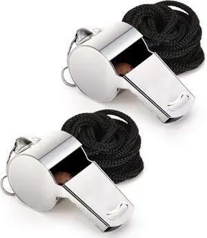 Fya Stainless Steel Whistle with Lanyard, Very Loud Sports Whistle, Perfect for Referees, Coaches, Polices, Emergency, Outdoor Sports, Fya Stainless Steel Whistle with Lanyard, Very Loud Sports Whistle, Perfect for Referees, Coaches, Polices, Emergency, Outdoor Sports,