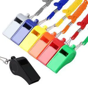 SANNIX 7 Pack Whistles, Coaches Whistles with Lanyard Sports Whistle Loud Crisp Sound Whistles for Referees Training Gyms Emergency SANNIX 7 Pack Whistles, Coaches Whistles with Lanyard Sports Whistle Loud Crisp Sound Whistles for Referees Training Gyms Emergency