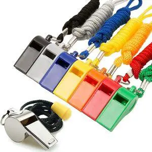 Whistle, Sports Whistles with Lanyard, Loud Crisp Sound Whistle Bulk Ideal for Coaches, Referees, and Officials Whistle, Sports Whistles with Lanyard, Loud Crisp Sound Whistle Bulk Ideal for Coaches, Referees, and Officials