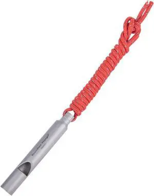 Boundless Voyage Loudest Titanium Emergency Whistle with Lanyard for Camping Hiking Sports Traning Survival Ti9010O Boundless Voyage Loudest Titanium Emergency Whistle with Lanyard for Camping Hiking Sports Traning Survival Ti9010O