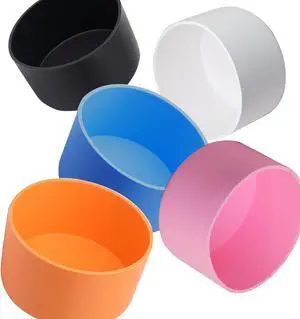 5Pcs Silicone Bottle Boot, Bottom Protector Compatible with Stanley/Hydroflask/Iron Flask/Simple Modern, 2.9-3in Bottom Width of Stainless Water Bottle 5Pcs Silicone Bottle Boot, Bottom Protector Compatible with Stanley/Hydroflask/Iron Flask/Simple Modern, 2.9-3in Bottom Width of Stainless Water Bottle