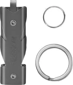 Tibitdeer Titanium Emergency Whistle, 120db Safety Whistle with Keychain Rings for Outdoor Camping Hiking Boating Backpacking Fishing Kayak Kids Rescue Signaling Loud Survival Whistle Tibitdeer Titanium Emergency Whistle, 120db Safety Whistle with Keychain Rings for Outdoor Camping Hiking Boating Backpacking Fishing Kayak Kids Rescue Signaling Loud Survival Whistle