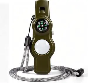 Emergency Survival Safety WhistleWhistle for Kids with Lanyard,Compass,Thermometer,Ideal for Kayaking, Boating, Hiking, Camping, Climbing Emergency Survival Safety WhistleWhistle for Kids with Lanyard,Compass,Thermometer,Ideal for Kayaking, Boating, Hiking, Camping, Climbing