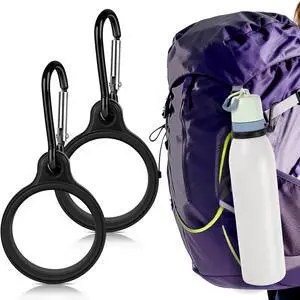 Water Bottle Clip with Carabiner for Owala Freesip Twist 18oz/24oz | Durable Structure, Food-grade Silicone, Small Mouth, Secure Hanging, suitable for Outdoor Hiking, Climbing, Camping Water Bottle Clip with Carabiner for Owala Freesip Twist 18oz/24oz | Durable Structure, Food-grade Silicone, Small Mouth, Secure Hanging, suitable for Outdoor Hiking, Climbing, Camping