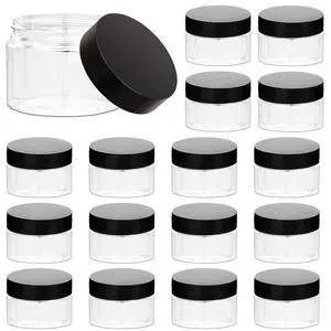 16 Pieces 1oz Plastic Container Jars with Inner Liners and Lids Leak-proof Cosmetic Container for Lotions Cream, DIY Making, Kitchen Use, Bath Salt, Travel Make Up Storage 16 Pieces 1oz Plastic Container Jars with Inner Liners and Lids Leak-proof Cosmetic Container for Lotions Cream, DIY Making, Kitchen Use, Bath Salt, Travel Make Up Storage