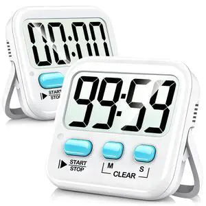2 Pack Digital Timer for Kids Classroom Kitchen Timers for Cooking 2 Pack Digital Timer for Kids Classroom Kitchen Timers for Cooking
