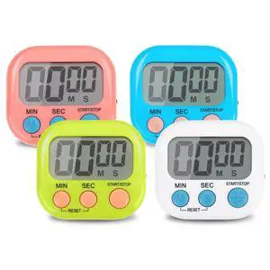 4-Piece Multi-Function Electronic Timer, Learning Management, Suitable for Kitchen, Study, Work, Exercise Training, Outdoor Activities(not Including Battery). 4-Piece Multi-Function Electronic Timer, Learning Management, Suitable for Kitchen, Study, Work, Exercise Training, Outdoor Activities(not Including Battery).