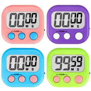 Digital Timer for Kids Teacher Supplies Classroom Timer for Study Learning Management Kitchen Work Exercise-4Pack Pink Blue Green Purple Digital Timer for Kids Teacher Supplies Classroom Timer for Study Learning Management Kitchen Work Exercise-4Pack Pink Blue Green Purple