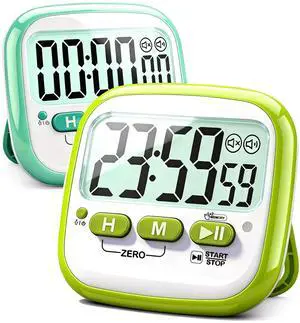 2 Pack Classroom Timers for Kids Teachers, Magnetic Countdown Digital Kitchen Timer for Cooking, Study, Exercise, Games, Time Mangement - Loud/Silent Mode - Battery Included 2 Pack Classroom Timers for Kids Teachers, Magnetic Countdown Digital Kitchen Timer for Cooking, Study, Exercise, Games, Time Mangement - Loud/Silent Mode - Battery Included
