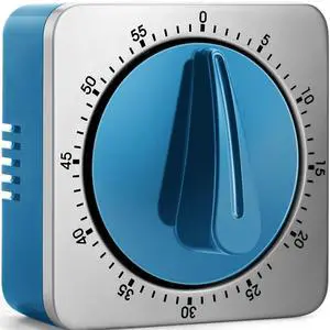 Kitchen Timers for Cooking, Chef Cooking Timer Clock with Loud Alarm,100% Mechanical Desk Timer - No Batteries Required -Magnetic Back, Exquisite Stainless Steel Body -Countdown Reminder Magnetic-Blue Kitchen Timers for Cooking, Chef Cooking Timer Clock with Loud Alarm,100% Mechanical Desk Timer - No Batteries Required -Magnetic Back, Exquisite Stainless Steel Body -Countdown Reminder Magnetic-Blue