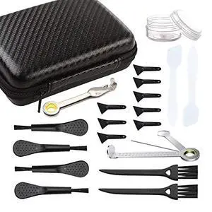 Brushes Scrapers & Spoons Kit for Kitchen Use Include 2 Packs Stainless Steel 3 in 1 Pipe Cleaners Tool, 10 Pcs 2 Types of Scrapers, 6 Pcs 2 Types of brushes, 1Pcs plastic jar and A Storage Box Brushes Scrapers & Spoons Kit for Kitchen Use Include 2 Packs Stainless Steel 3 in 1 Pipe Cleaners Tool, 10 Pcs 2 Types of Scrapers, 6 Pcs 2 Types of brushes, 1Pcs plastic jar and A Storage Box
