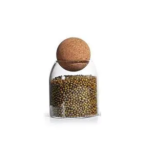 Glass Jars with Cork Lids, Candy Jar with Lid, Coffee jar for Counter, Cookie Jar with Airtight Lids, Clear Glass Jar for Candy, Tea, Coffee Bean, Sugar, Spices, Apothecary etc (450ml/15oz) Glass Jars with Cork Lids, Candy Jar with Lid, Coffee jar for Counter, Cookie Jar with Airtight Lids, Clear Glass Jar for Candy, Tea, Coffee Bean, Sugar, Spices, Apothecary etc (450ml/15oz)