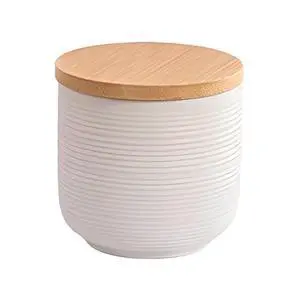260ml/8.8oz Ceramic Food Storage Containers with Lids | White Kitchen Storage Containers, Food Storage Jar for Flour, Coffee Bean, Sugar, Tea, Spices and More, Home Decor 260ml/8.8oz Ceramic Food Storage Containers with Lids | White Kitchen Storage Containers, Food Storage Jar for Flour, Coffee Bean, Sugar, Tea, Spices and More, Home Decor