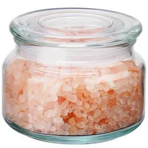 Salt Cellar, Glass Container, Airtight Lid, Wide Mouth, 280ml, Clear | Handcrafted Kiln-Fired Design With Anti-Slip Base, PP Sealing Ring Keeps Contents Fresh, For Spices, Sugar & Coffee Salt Cellar, Glass Container, Airtight Lid, Wide Mouth, 280ml, Clear | Handcrafted Kiln-Fired Design With Anti-Slip Base, PP Sealing Ring Keeps Contents Fresh, For Spices, Sugar & Coffee