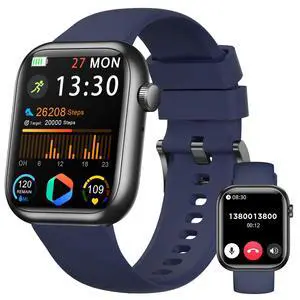 Smart Watch for Men Women(Answer/Make Call), 1.83" Fitness Watch with Heart Rate/Blood Pressure/Blood Oxygen, Pedometer, Sleep Tracker,120+ Sport Modes, IP68 Waterproof Fitness Tracker for Android iOS Smart Watch for Men Women(Answer/Make Call), 1.83" Fitness Watch with Heart Rate/Blood Pressure/Blood Oxygen, Pedometer, Sleep Tracker,120+ Sport Modes, IP68 Waterproof Fitness Tracker for Android iOS