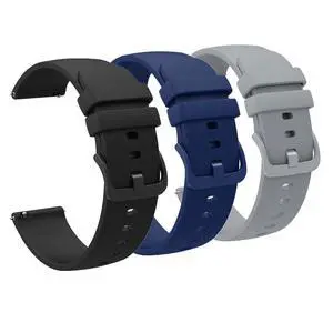 Compatible for Withings Smartwatch Bands, 18mm, 20mm Quick Release New Soft Silicone Sport Replacement Straps for Women, Man, Wristband Accessories Compatible for Withings Smartwatch Bands, 18mm, 20mm Quick Release New Soft Silicone Sport Replacement Straps for Women, Man, Wristband Accessories