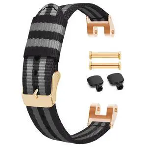 Bands Fit for Garmin Lily Bands Women with 2x Screws and Wrench Removal Tools, 14.2mm Width Soft Nylon Replacement Watch Straps Fit for Garmin LilY Women Smartwatch Bands Fit for Garmin Lily Bands Women with 2x Screws and Wrench Removal Tools, 14.2mm Width Soft Nylon Replacement Watch Straps Fit for Garmin LilY Women Smartwatch