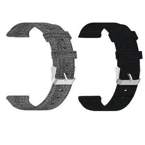 Compatible with Garmin Bounce 2 Band, Quick Release Breathable Nylon Woven Fabric Replacement Accessory Strap Compatible with Garmin Bounce 2, 1 Smart Watch Compatible with Garmin Bounce 2 Band, Quick Release Breathable Nylon Woven Fabric Replacement Accessory Strap Compatible with Garmin Bounce 2, 1 Smart Watch