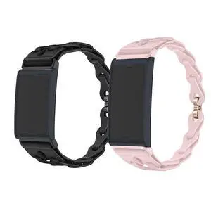 Compatible for Amazfit Helio Bands, Quick Release Elastic Silicone Hollowed Out Replacement Straps Compatible for Amazfit Helio Fitness Tracker Wristband Compatible for Amazfit Helio Bands, Quick Release Elastic Silicone Hollowed Out Replacement Straps Compatible for Amazfit Helio Fitness Tracker Wristband