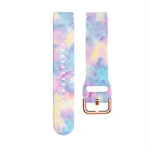 COOVS 18mm Painting Silicone Watchband for Garmin Vivoactive 4S Vivomove 3S Smart Watch for Garmin Venu 2S/Active S Wristband Bracelet (Color: L, Size: 18mm) COOVS 18mm Painting Silicone Watchband for Garmin Vivoactive 4S Vivomove 3S Smart Watch for Garmin Venu 2S/Active S Wristband Bracelet (Color: L, Size: 18mm)
