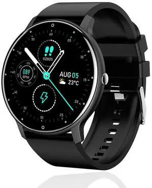 Smart Watch for Motorola Edge (2022) - Fitness Tracker Watches for Men Women, IP67 Waterproof HD Touch Screen Smartwatch for Android/iOS Phones, 24 Sports, Activity Tracker - Black Smart Watch for Motorola Edge (2022) - Fitness Tracker Watches for Men Women, IP67 Waterproof HD Touch Screen Smartwatch for Android/iOS Phones, 24 Sports, Activity Tracker - Black