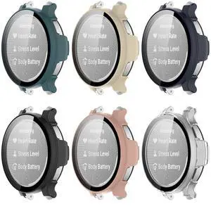 6-Pack Compatible with Garmin Lily 2 Active Case, with Built-in HD Clear Ultra-Thin Hard PC Screen Protector Cover Compatible with Garmin Lily 2 Active Smart Watches Accessories 6-Pack Compatible with Garmin Lily 2 Active Case, with Built-in HD Clear Ultra-Thin Hard PC Screen Protector Cover Compatible with Garmin Lily 2 Active Smart Watches Accessories