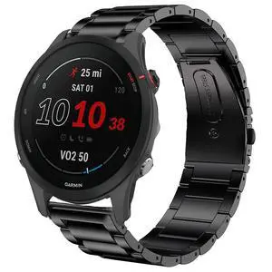 Compatible for Garmin Forerunner 255 Band, Quick Release Stainless Steel Metal Replacement Straps Compatible with Garmin 255 46mm / 255S 41mm Smartwatch (Black, 41mm Case Forerunner 255S) Compatible for Garmin Forerunner 255 Band, Quick Release Stainless Steel Metal Replacement Straps Compatible with Garmin 255 46mm / 255S 41mm Smartwatch (Black, 41mm Case Forerunner 255S)