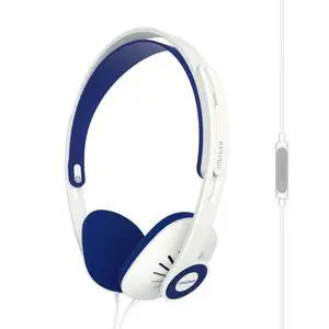KPH30i Retro Style On-Ear Headphones, White, Microphone, Wired | In-Line Microphone and Touch Remote Control, D-Profile Design, 3.5mm Jack KPH30i Retro Style On-Ear Headphones, White, Microphone, Wired | In-Line Microphone and Touch Remote Control, D-Profile Design, 3.5mm Jack