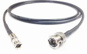 6 Foot Standard BNC to HD Micro BNC 3G/6G HD-SDI Mini RG59 75Ohm Cable Black 6 Foot Standard BNC to HD Micro BNC 3G/6G HD-SDI Mini RG59 75Ohm Cable Black