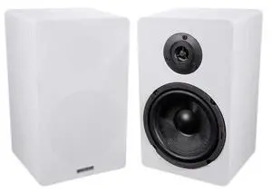 2 RockShelf 68W 400w White 6.5" Home Theater Bookshelf Speakers/8 Ohm | 400W Peak/100W RMS, 2-Way, 8 Ohm, Kevlar Woofers, Silk Dome Tweeters, 5-Way Binding Posts, Magnetic Grilles, Wall Mounts 2 RockShelf 68W 400w White 6.5" Home Theater Bookshelf Speakers/8 Ohm | 400W Peak/100W RMS, 2-Way, 8 Ohm, Kevlar Woofers, Silk Dome Tweeters, 5-Way Binding Posts, Magnetic Grilles, Wall Mounts