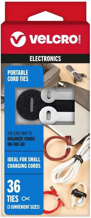Brand Portable Cord Organizer Ties | Organize Headphone Wires, Charging Cables, Power Cords in Backpacks Briefcases and Travel Bags | 3 Sizes and Colors, 36 pc Bulk Pack, 36pk Cord Ties Brand Portable Cord Organizer Ties | Organize Headphone Wires, Charging Cables, Power Cords in Backpacks Briefcases and Travel Bags | 3 Sizes and Colors, 36 pc Bulk Pack, 36pk Cord Ties