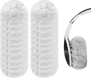 Pack of 1600 Disposable Headphone Covers Sanitary Earpad Covers | White 11cm Pack of 1600 Disposable Headphone Covers Sanitary Earpad Covers | White 11cm