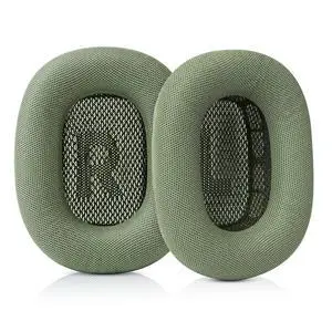 Ear Cushions for Apple AirPods Max Headphones Replacement Leather Earpads Sweat Proof Ear Cups Cushion Easy to Install with Magnet, Protein Leather and Memory Foam(Green) Ear Cushions for Apple AirPods Max Headphones Replacement Leather Earpads Sweat Proof Ear Cups Cushion Easy to Install with Magnet, Protein Leather and Memory Foam(Green)