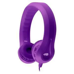 FlexPhones Kids Headphones Durable EVA Foam, VolumeLimited 85 dB, ChewResistant DuraCord, Safe for Ages 3+, OnEar Classroom Headset Purple FlexPhones Kids Headphones Durable EVA Foam, VolumeLimited 85 dB, ChewResistant DuraCord, Safe for Ages 3+, OnEar Classroom Headset Purple