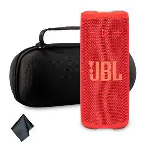 Grip Portable Bluetooth Speaker Red (GRIPRD) IP68 Waterproof & Dustproof | Bluetooth 5.4 | AI Sound Boost | 14-Hour Battery | Includes Carrying Case & Cleaning Cloth Grip Portable Bluetooth Speaker Red (GRIPRD) IP68 Waterproof & Dustproof | Bluetooth 5.4 | AI Sound Boost | 14-Hour Battery | Includes Carrying Case & Cleaning Cloth