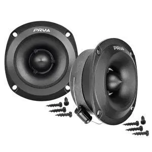 Super Tweeters for Car Audio, 3.5 Inch Bullet Tweeter Pair 240 Watts, PRV TW350Ti-4 Slim Titanium PRO Shallow Tweeters Speakers 4 Ohm - Ultra Slim Easy to Mount Super Tweeters for Car Audio, 3.5 Inch Bullet Tweeter Pair 240 Watts, PRV TW350Ti-4 Slim Titanium PRO Shallow Tweeters Speakers 4 Ohm - Ultra Slim Easy to Mount