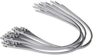 47" Supreme 316 Stainless Steel Cable Zip Ties, 150 lb, (100 Piece) 47" Supreme 316 Stainless Steel Cable Zip Ties, 150 lb, (100 Piece)