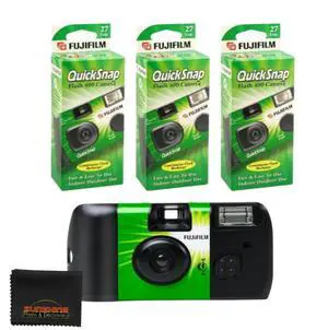 QuickSnap Flash 400 One-Time-Use Camera (3-Pack) QuickSnap Flash 400 One-Time-Use Camera (3-Pack)