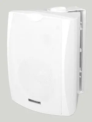 WET-6W White 6.5" 70V Commercial Indoor/Outdoor Wall Speaker | IPX55 Waterproof, Adjustable Tap 20W, 15W, 10W, 5W, 2.5W, Swivel Bracket, 1" Tweeter, Vented, ABS Cabinet, 8 Ohm WET-6W White 6.5" 70V Commercial Indoor/Outdoor Wall Speaker | IPX55 Waterproof, Adjustable Tap 20W, 15W, 10W, 5W, 2.5W, Swivel Bracket, 1" Tweeter, Vented, ABS Cabinet, 8 Ohm