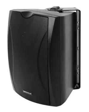 WET-6B Black 6.5" 70V Indoor/Outdoor Commercial Wall Speaker | IP55 Rated, 50W RMS at 8 Ohm, 70V/100V Compatible, Adjustable Tap Settings, Wall Mount Bracket Included WET-6B Black 6.5" 70V Indoor/Outdoor Commercial Wall Speaker | IP55 Rated, 50W RMS at 8 Ohm, 70V/100V Compatible, Adjustable Tap Settings, Wall Mount Bracket Included