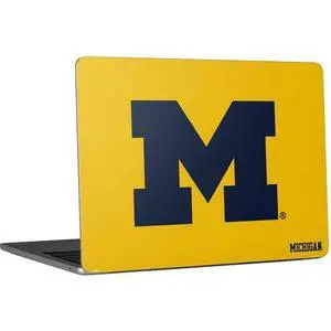 Decal Laptop Skin Compatible with MacBook Air 13in M4 (2025) - Officially Licensed University of Michigan M Logo Yellow Design Decal Laptop Skin Compatible with MacBook Air 13in M4 (2025) - Officially Licensed University of Michigan M Logo Yellow Design