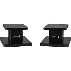 Universal Wood Speaker Stand Pair (6in Black) Universal Wood Speaker Stand Pair (6in Black)