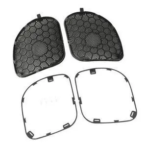 Black Front Fairing Speaker Grilles Mesh Covers Fits for Harley Road Glide FLTRX 2015-2023 Black Front Fairing Speaker Grilles Mesh Covers Fits for Harley Road Glide FLTRX 2015-2023