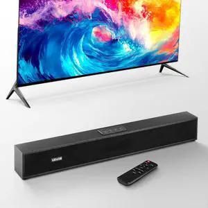 Sound Bar for Smart TV, 2.0 Channel, 24-Inch Compact Soundbar TV Speakers for Projector, Bluetooth AUX Connection, Remote Control, Easy Setup, 80W Surround Sound System for PC Home Theater Audio Sound Bar for Smart TV, 2.0 Channel, 24-Inch Compact Soundbar TV Speakers for Projector, Bluetooth AUX Connection, Remote Control, Easy Setup, 80W Surround Sound System for PC Home Theater Audio