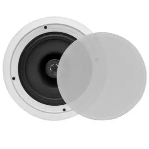 Home PDIC Series 8 Inch 250 Watts 4.8 Ohms Round Flush Mount Wall and Ceiling Home Speakers with Directable 5 Inch Polymer Dome Tweeter, (4 Pack) Home PDIC Series 8 Inch 250 Watts 4.8 Ohms Round Flush Mount Wall and Ceiling Home Speakers with Directable 5 Inch Polymer Dome Tweeter, (4 Pack)