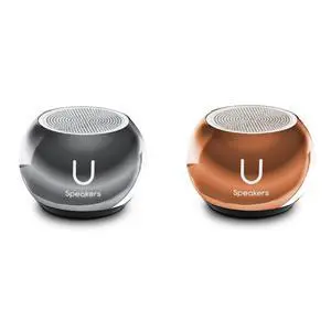 U Speakers Mini Mirror Portable Wireless Bluetooth Speaker with Magnetic Base, Mic & Selfie Remote Control Active Lifestyle Travel Home Office Bundle with Coordinating Speaker, Pairing U Speakers Mini Mirror Portable Wireless Bluetooth Speaker with Magnetic Base, Mic & Selfie Remote Control Active Lifestyle Travel Home Office Bundle with Coordinating Speaker, Pairing