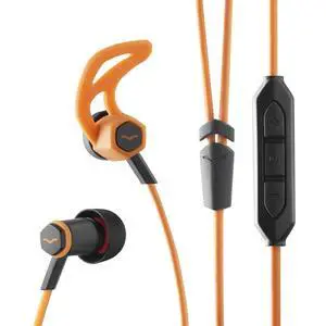 Forza in-Ear Hybrid Sport Headphones with 3-Button Remote & Microphone - Apple Devices, Orange Forza in-Ear Hybrid Sport Headphones with 3-Button Remote & Microphone - Apple Devices, Orange